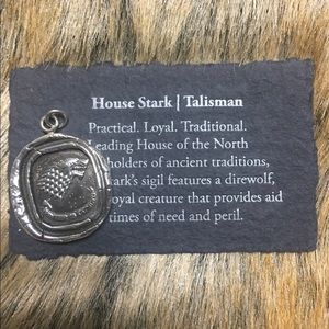 House Stark Pyrrha Sterling Silver Talisman
